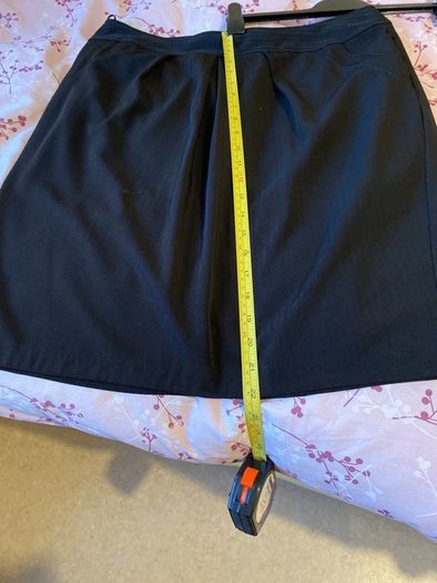 M&S black straight skirt size 16