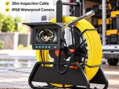 Sewer Camera 30m Drain Inspection Camera with Screen