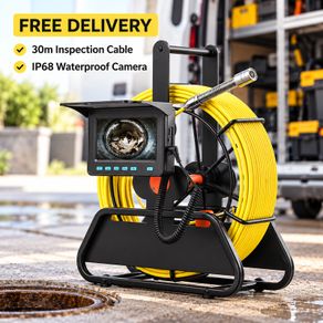 Sewer Camera 30m Drain Inspection Camera with Screen