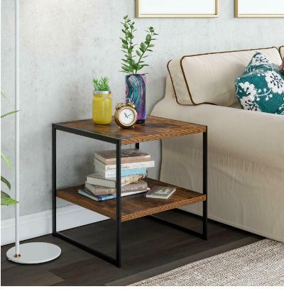 BRAND NEW Industrial Bedside Table Corner Desk