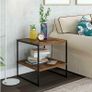 BRAND NEW Industrial Bedside Table Corner Desk Image 5