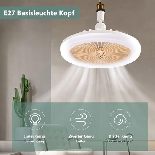 Brand New Ceiling Fan Chandelier, Ceiling Fan with Light,