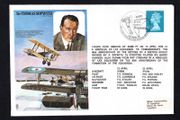 1976 Great Britain Illustrated Cover Commemorating 60th Anniversary of the Great Sopwith tying 6 1/2d Machin Definitive Stamp