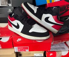 Nike Air Jordan 1 Low Black Toe 553558-116