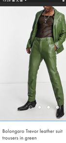Leather Suit Trousers W36.l32.