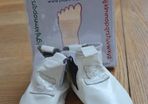 NEW Cream leather Booties Size 18/19 by Play Shoes