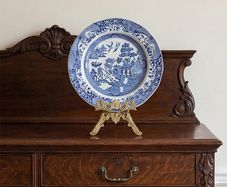 Vintage Brass Retro Easel Display Stand