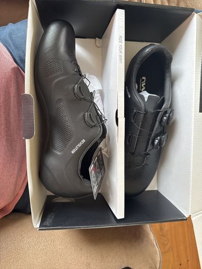 Northwave Revolution Road Cycling Shoes Black New Unised Boxed