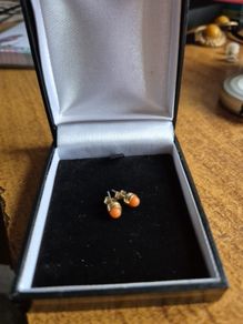 Vintage small hypo allergenic earrings