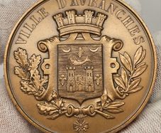 Ville D'avranches Medal 1987-11-30 1986 Bronze Medal Minister Michael O'Kennedy