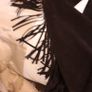 Chocolate Brown Suede Genuine Leather Fringed Cowboy Style Ladies Trousers Size 8 Image 3