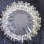 Vintage Clear  Round Fluted Glass Ashtray/Bowl   6.25 Inch Image 2