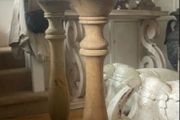 Rockhill interiors teak lamp Flamant
