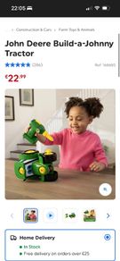 Build a John Deere tractor toy