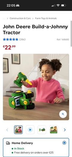 Build a John Deere tractor toy