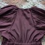 COS burgundy long sleeve pleated dress Image 6