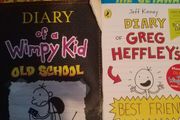 Diary of a Wimpy Kid, Jeff Kinney x 4 books
