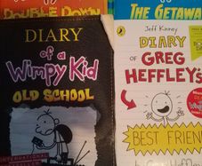 Diary of a Wimpy Kid, Jeff Kinney x 4 books