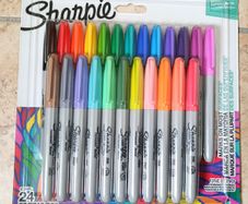 Sharpie Limited Edition 24 PCS Fine Permanent Marker Assorted Colours Pens NEW