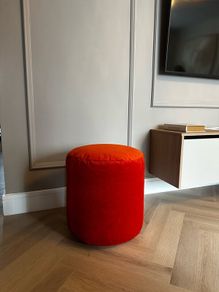 Brand New Burnt Orange Footstool