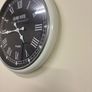 Cream and black large clock Image 2