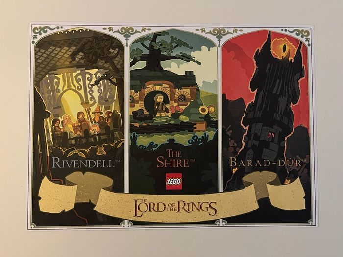 LEGO Icons The Lord Of The Rings GWP Poster