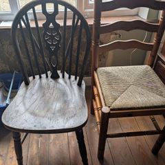 wooden chairs