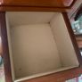 Vintage Wooden & glass jewelry box Image 5