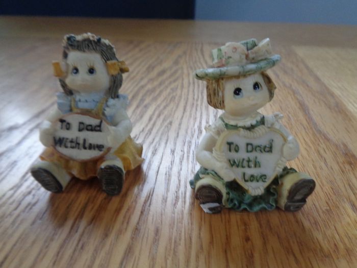 Vintage German Girl Figurines x 2 for Sale