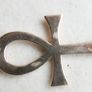 Vintage 9Ct Gold Large Egyptian Ankh Cross Pendant with Gold Chain length 18" - 3,2g Image 7