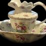 Antique Victorian Ceramic Wash Jug & Basin Set Image 8