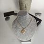 Necklace Pendent Silver Moon Timeless Elegance in Every Detail (Engravable Back) Image 8