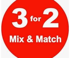 3 for price of 2 on all clothing footwear and jewellery