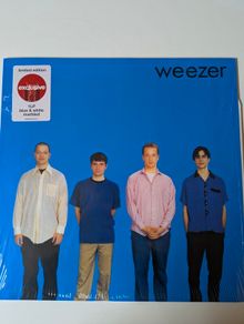 weezer - blue album - blue vinyl