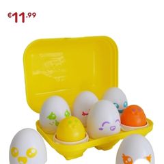 TOMY Toomies Baby Toys Hide & Squeak Eggs Set