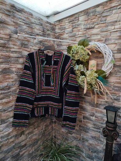 Mexican Baja Hoodie  Size Small to Medium