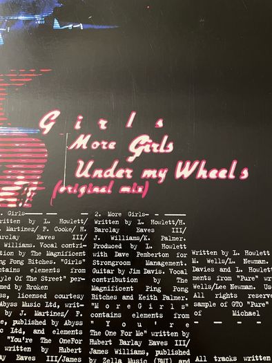 The Prodigy - Girls / More Girls - 12" Vinyl Single - 2004 XL Recordings