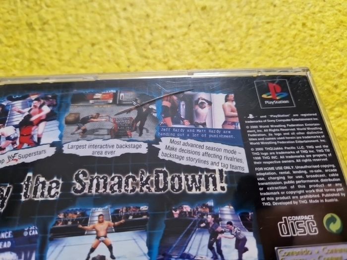 WF SmackDown PlayStation1 Ps1 PlayStation2 Ps2 games Original