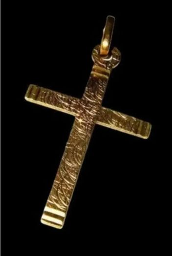 Vintage Hallmarked 9ct Traditional Cross