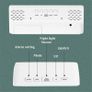 NEW SALE | LED Digital Mirror Alarm Clock with Temperature & Date Calendar for Bedside, Bedroom, Office, Snooze, Adjustable Brightness Image 6
