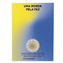Portugal 2 Euro Commemorative Coin 2023 - Peace Among Nations BU. Blister Card.
