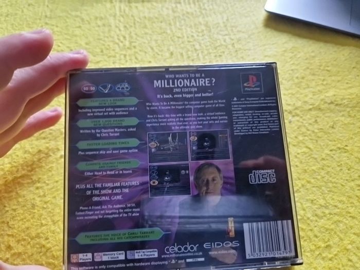 Who Wants to be a Millionaire 2nd Edition PlayStation1 Ps1 PlayStation2 Ps2 Games Original