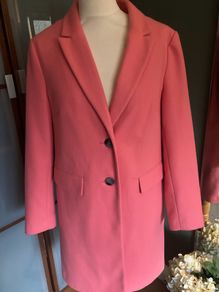 Dunnes Stores Coral Coat - Size 10