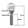 16 x New Extended Wheel Bolts Fit BMW 5 Series E28 E34 E39 E60 E61 (40mm) K16 - Delivery Image 3