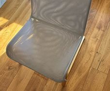 IKEA Nolmyra Chair Birch Veneer Gray