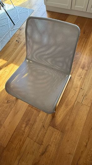 IKEA Nolmyra Chair Birch Veneer Gray