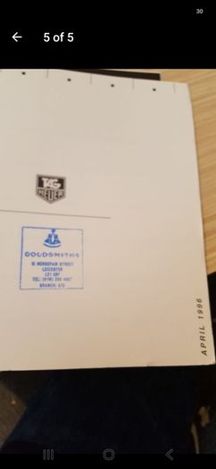 Pair of vintage Tag Heuer catalogs