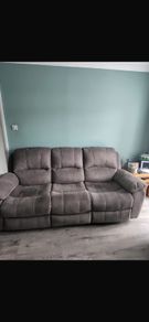 3 & 1 seater reclining sofa