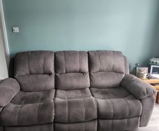 3 & 1 seater reclining sofa