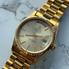 Gold Automatic Elgin DayDate Watch